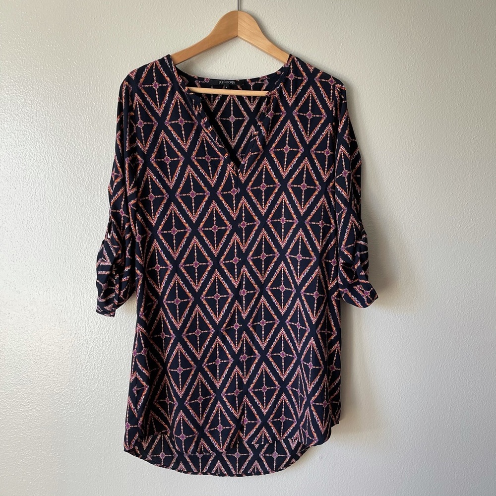 19 Cooper Print Tunic Blouse